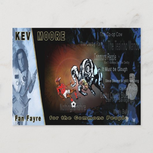 Briefkaart "Derby Fan Fayre" (Voorkant)