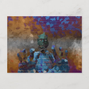 Briefkaart Digitale Chaos