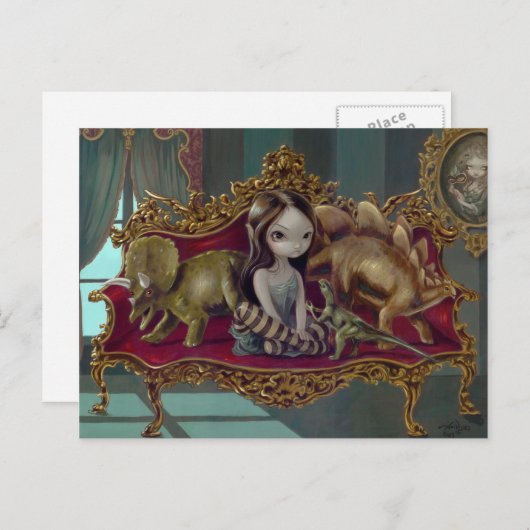 briefkaart "Dinosaur Friends I" (Voorkant / Achterkant)