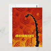 briefkaart dinosauriërs (Voorkant / Achterkant)