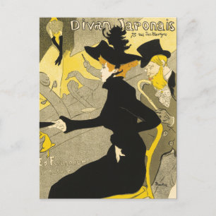 Briefkaart: Divan Japonais door Toulouse-Lautrec Briefkaart