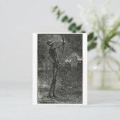 Briefkaart dodenverdelende pijlen (Staand voorkant)