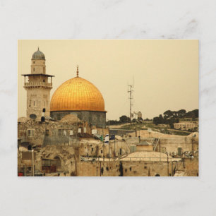 Briefkaart Dome of Rock, Jeruzalem Israel