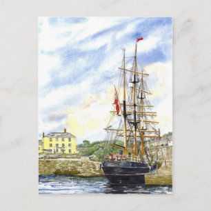briefkaart "Door knijpen"