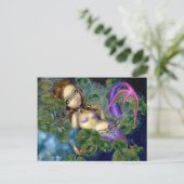 briefkaart "Dragonfly Mermaid" (Staand voorkant)