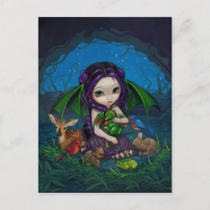 briefkaart "Dragonling Garden III"