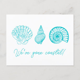 Briefkaart Drie Shell-adreswijziging