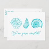 Briefkaart Drie Shell-adreswijziging (Voorkant / Achterkant)