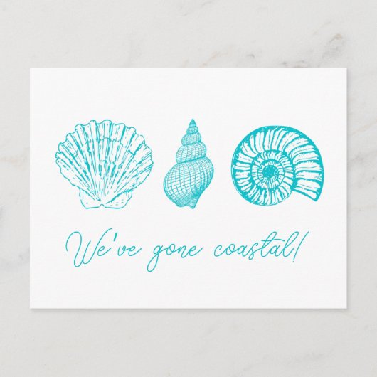 Briefkaart Drie Shell-adreswijziging (Voorkant)