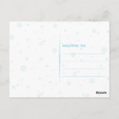 Briefkaart drijvende krab (Achterkant)