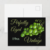 Briefkaart druiven (Voorkant / Achterkant)