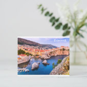 Briefkaart Dubrovnik Kroatië (Staand voorkant)