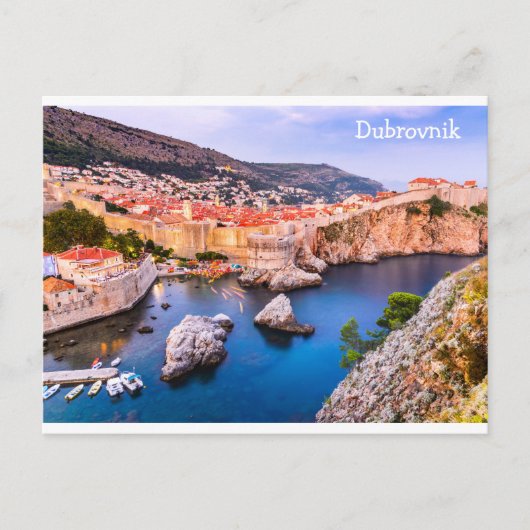 Briefkaart Dubrovnik Kroatië (Voorkant)