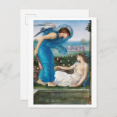 BRIEFKAART : ED. BURNE - JONES : CUPID + PSYCHE (Voorkant / Achterkant)