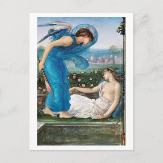 BRIEFKAART : ED. BURNE - JONES : CUPID + PSYCHE (Voorkant)