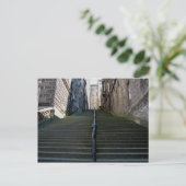 Briefkaart Edinburgh Stairs (Staand voorkant)