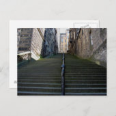 Briefkaart Edinburgh Stairs (Voorkant / Achterkant)