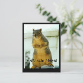 Briefkaart eekhoorn (Staand voorkant)