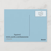 Briefkaart eekhoorn (Achterkant)