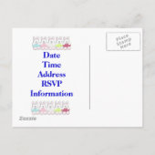 Briefkaart eerste verjaardag (Achterkant)