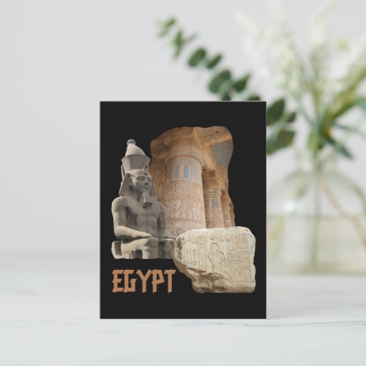 BRIEFKAART EGYPT-fotocollage (Staand voorkant)