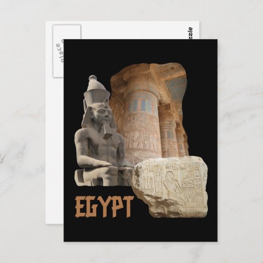 BRIEFKAART EGYPT-fotocollage (Voorkant / Achterkant)