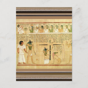 Briefkaart Egypte-Hieroglyphs