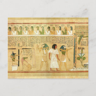 Briefkaart Egypte-Hieroglyphs