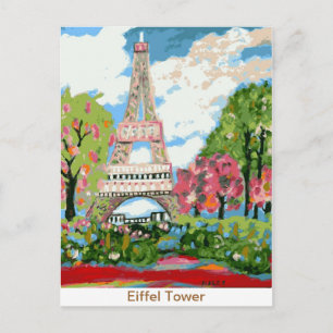 Briefkaart Eiffeltoren