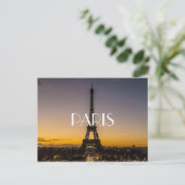 Briefkaart Eiffeltoren (Staand voorkant)