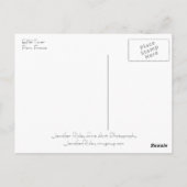 Briefkaart Eiffeltoren (Achterkant)