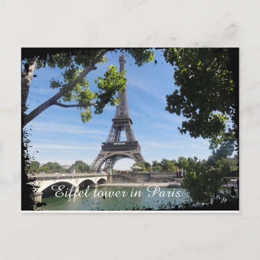 briefkaart eiffeltoren (Voorkant)