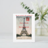 Briefkaart  Eiffeltoren (Staand voorkant)
