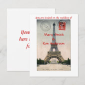 Briefkaart  Eiffeltoren (Voorkant / Achterkant)