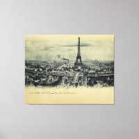 Briefkaart Eiffeltoren — Muur kunst