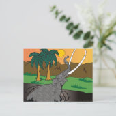 BRIEFKAART ELEPHANT (Staand voorkant)