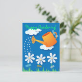 Briefkaart en drinkblik (Staand voorkant)