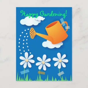Briefkaart en drinkblik