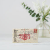  Briefkaart en luchters Visitekaartje (Staand voorkant)