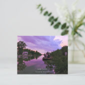 Briefkaart - Erie Canal te Sunset (Staand voorkant)
