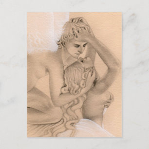 Briefkaart Eros en Psyche