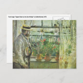 Briefkaart "Eugene Manet" van Monisot (Voorkant / Achterkant)