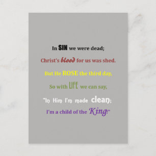 Briefkaart evangelbericht