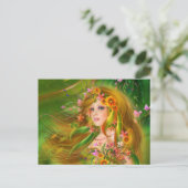 Briefkaart Fairy Summer (Staand voorkant)