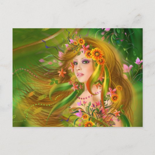 Briefkaart Fairy Summer (Voorkant)