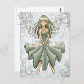 Briefkaart - Fairy Summoning Spring Design (Voorkant / Achterkant)