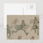 Briefkaart Fake News Illustratie uit 1894 (Voorkant / Achterkant)