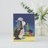  Briefkaart "Fantasy Lady" (Staand voorkant)