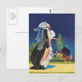  Briefkaart "Fantasy Lady" (Voorkant / Achterkant)