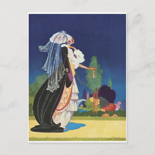  Briefkaart "Fantasy Lady" (Voorkant)